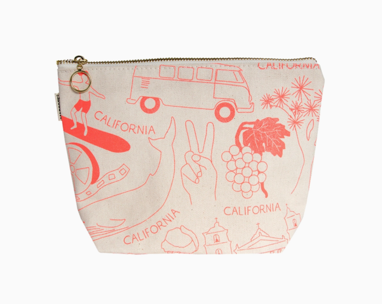 Maptote California Makeup Pouch, Natural