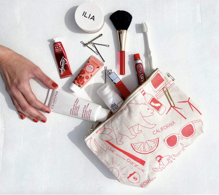 Maptote California Makeup Pouch, Natural