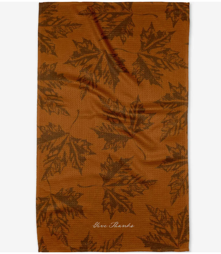 Geometry Gratitude Tea Towel