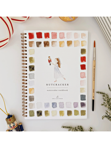 emily lex studio Nutcracker Watercolor Workbook