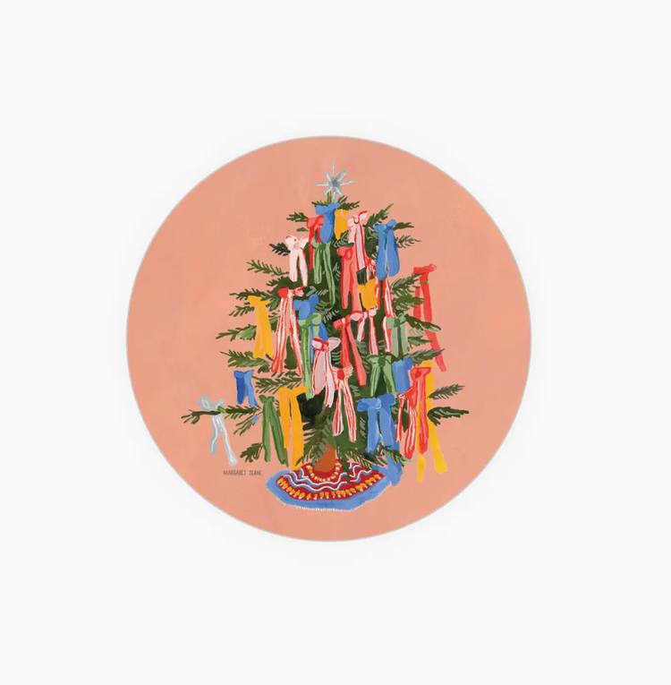 Seedlings Christmas Bows Coaster