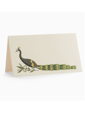 Karen Adams Designs Peacock Place Cards