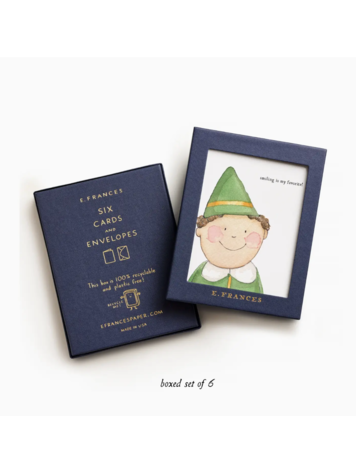E. Frances Paper Studio Smiling Buddy Elf Boxed Set
