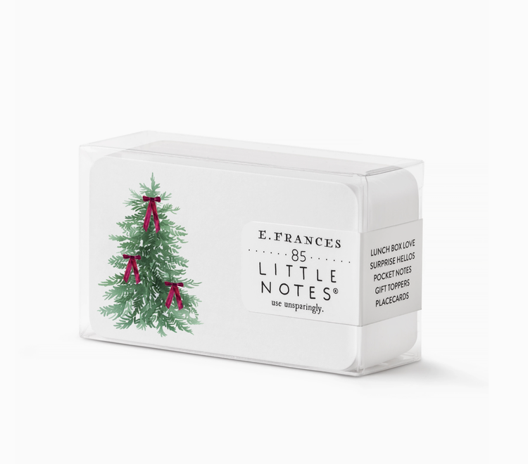 E. Frances Paper Studio Velvet Bow Tree Little Notes
