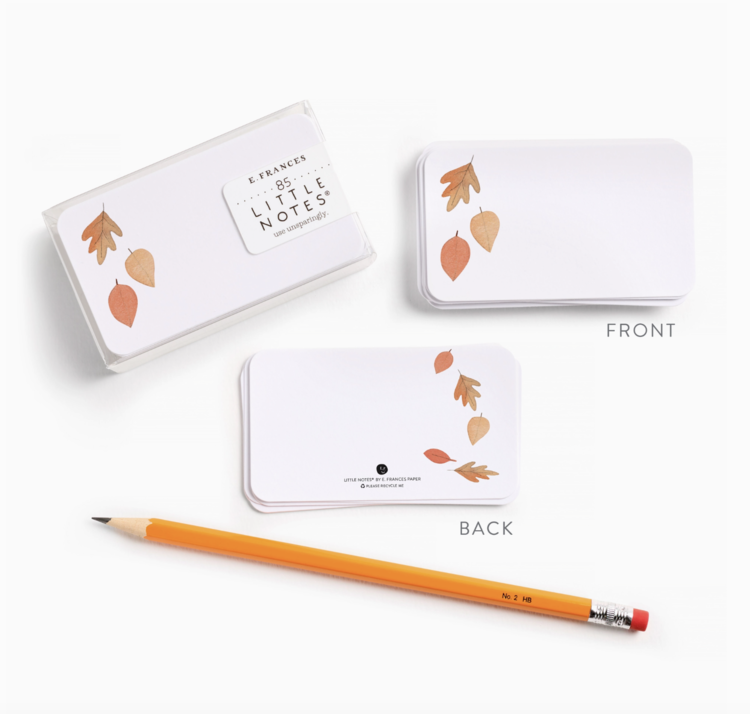 E. Frances Paper Studio Falling Leaves Little Notes