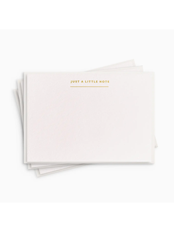 Dahlia Press Just A Little Note Fancy Flat