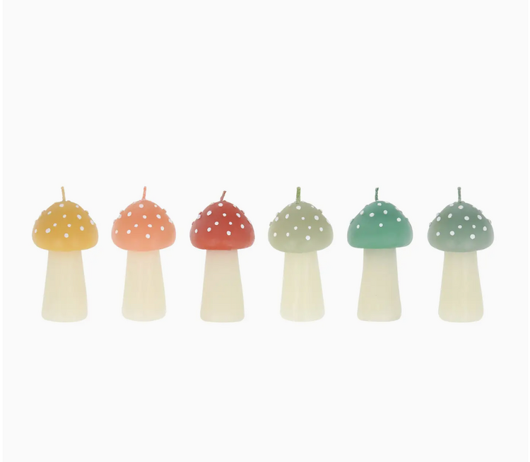 Meri Meri Rustic Mini Mushroom Candles