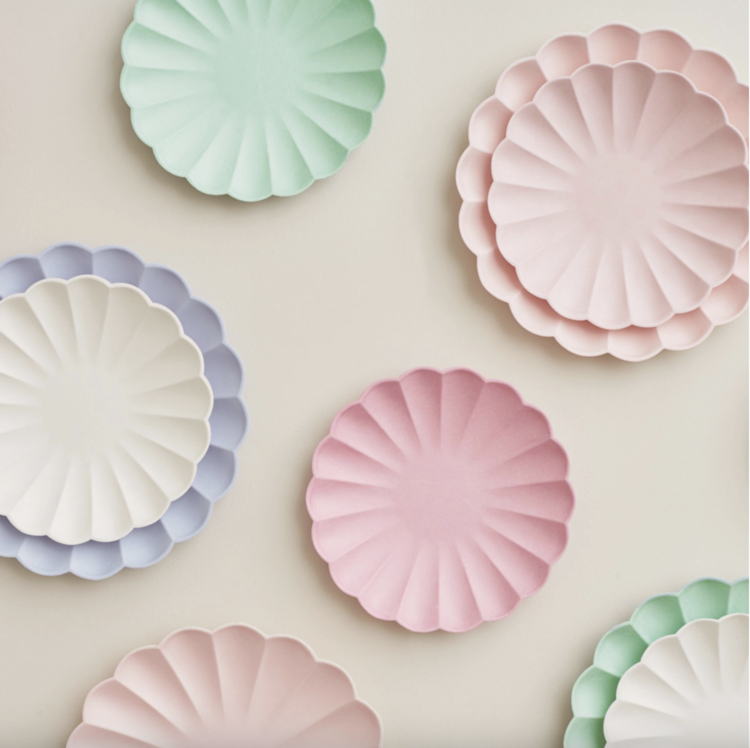Meri Meri Small Cream Compostable Plates