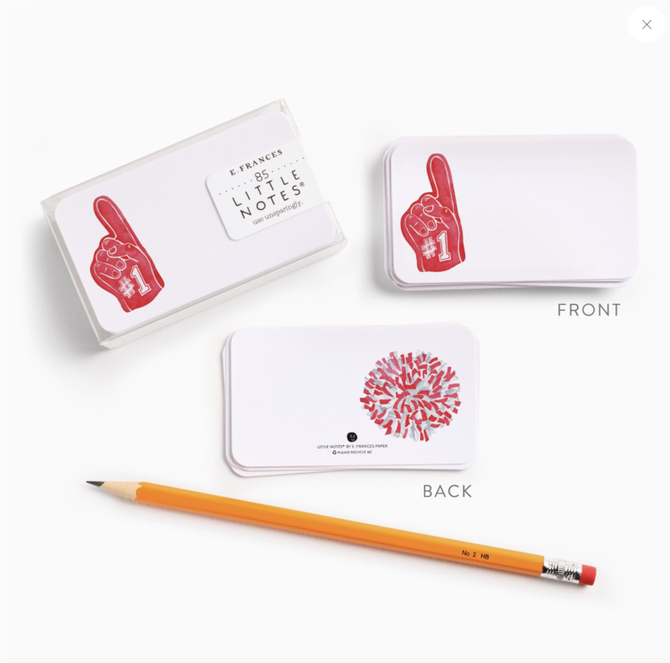 E. Frances Paper Studio #1 Foam Finger Little Notes