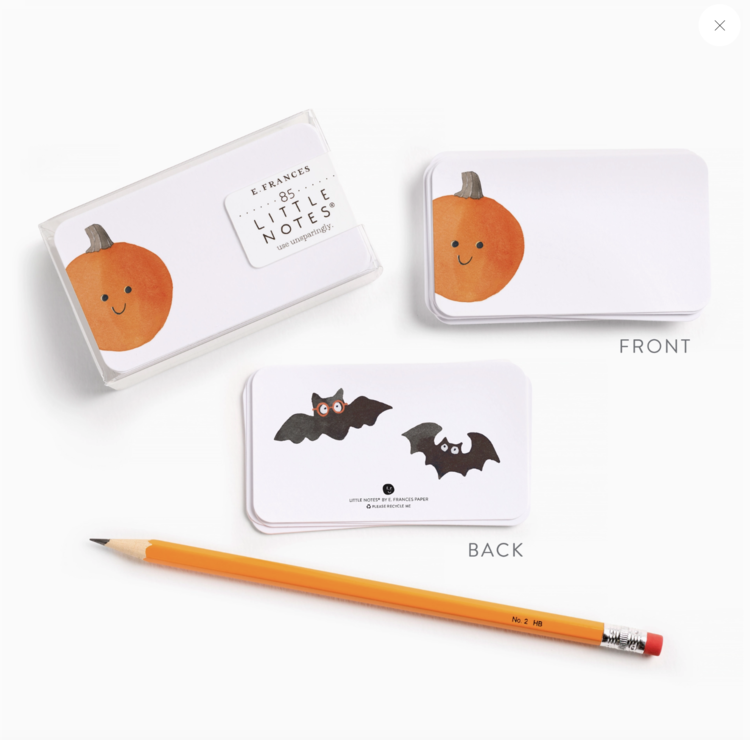 E. Frances Paper Studio Jack-O-Lantern Little Notes®