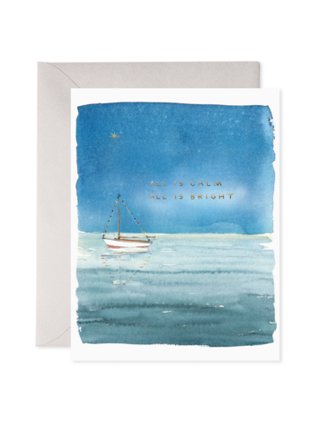 E. Frances Paper Studio Holiday Sailboat