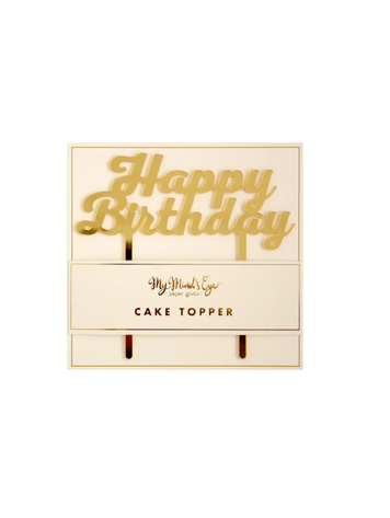 My Mind's Eye Happy Birthday Cake Topper