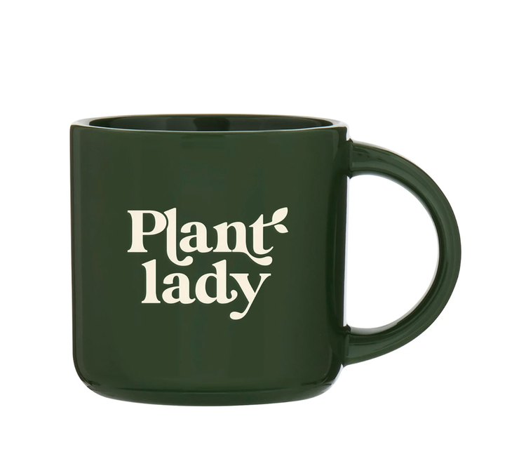 Ruff House Art Plant Lady Ceramic Coffee Mug
