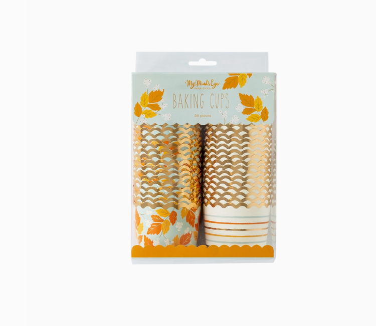 My Mind's Eye Harvest White Berries Baking/Treat Cups