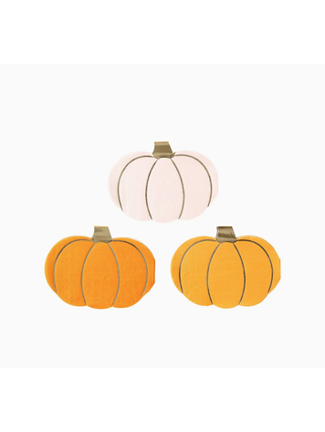 My Mind's Eye Pumpkin Shaped Napkin Set