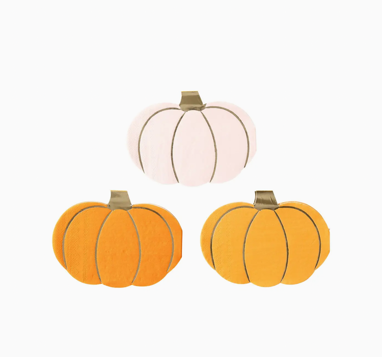My Mind's Eye Pumpkin Shaped Napkin Set