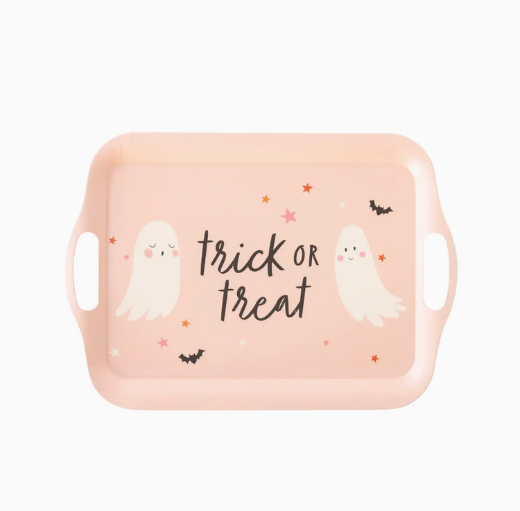 My Mind's Eye Trick or Treat Ghost Bamboo Tray