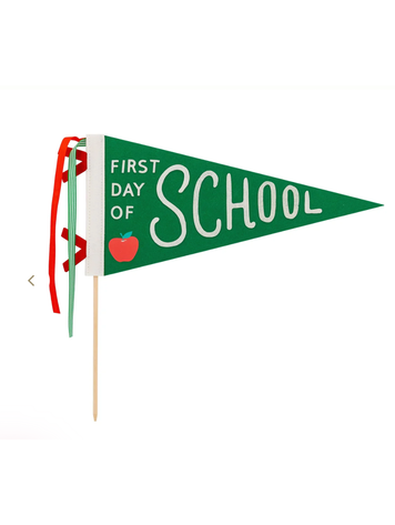 My Mind's Eye First Day Felt Pennant