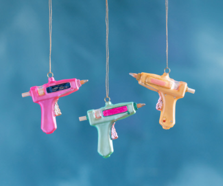 One Hundred 80 Degrees Hot Glue Gun Ornament