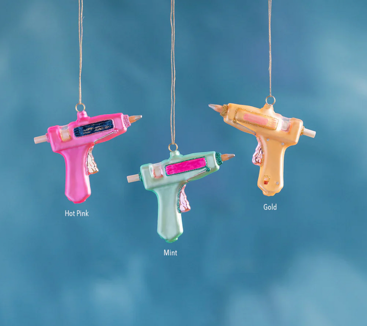 One Hundred 80 Degrees Hot Glue Gun Ornament