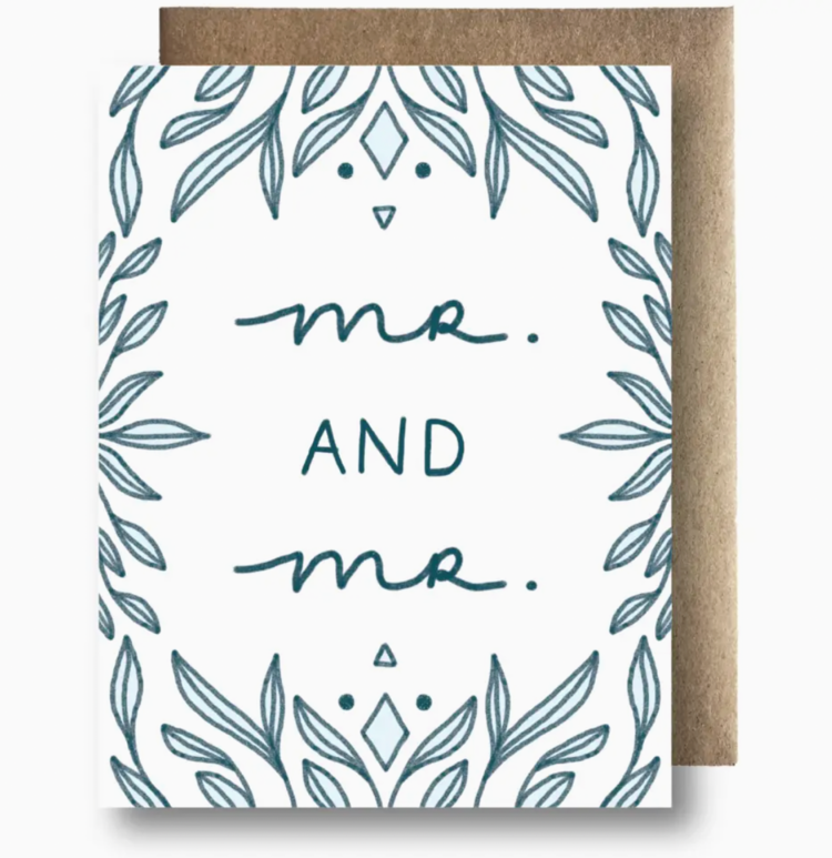 Maija Rebecca Hand Drawn Mr. & Mr.