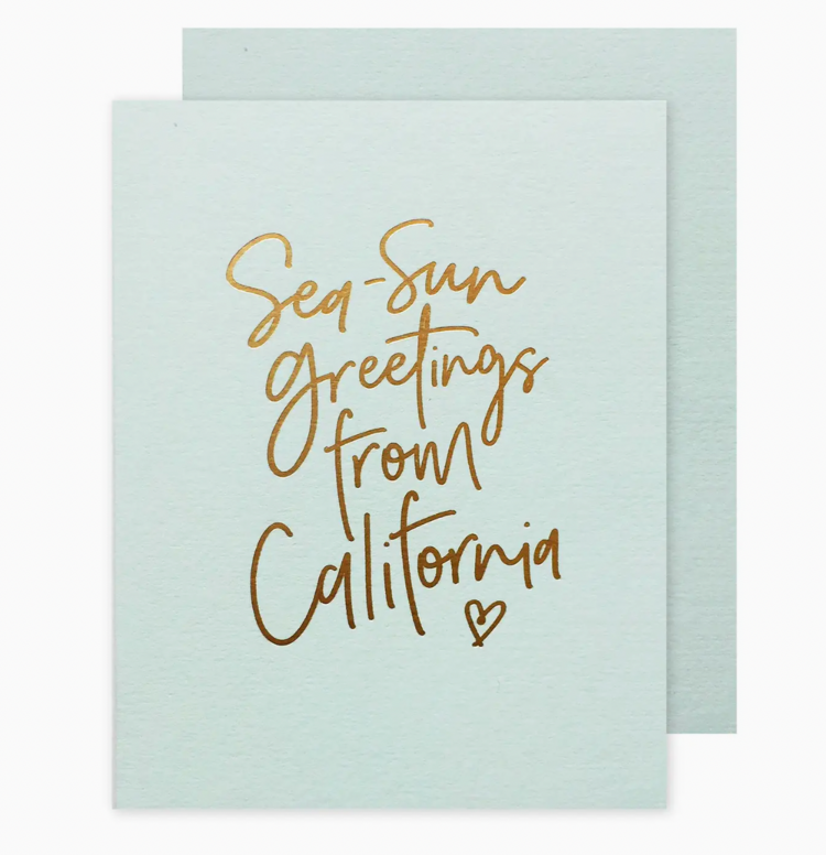 The Social Type Sea-Sun Greetings Holiday Card Boxed Set