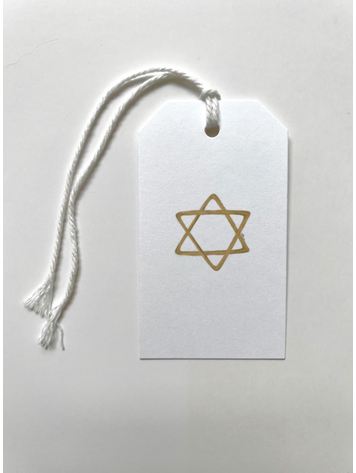 k.Patricia Designs Star of David Gift Tag