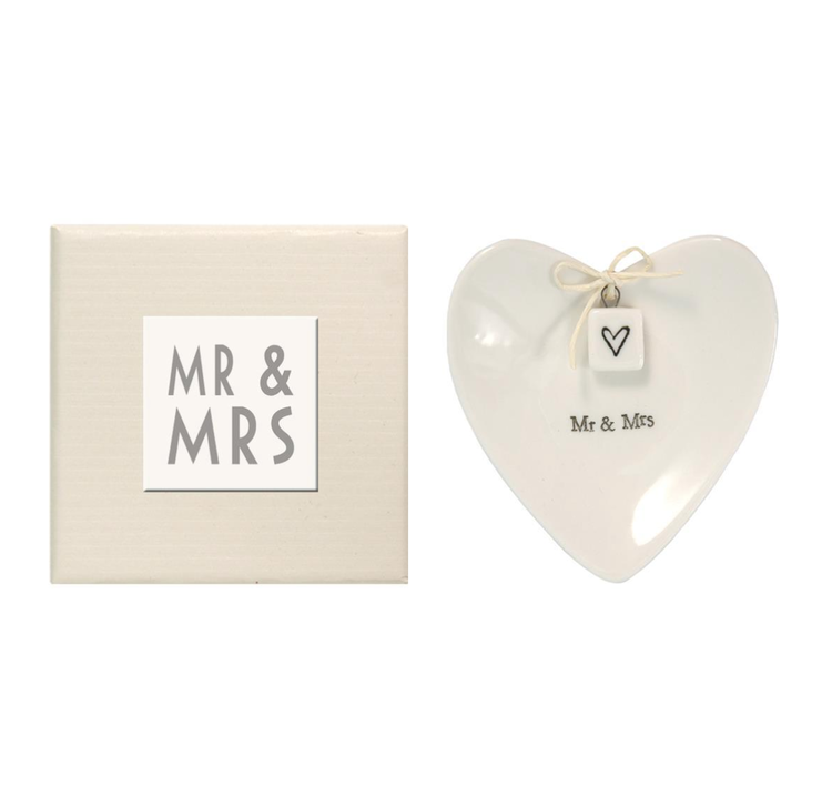 Two's Company Mr & Mrs Ring Dish