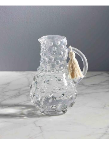mud pie Hobnail Pitcher