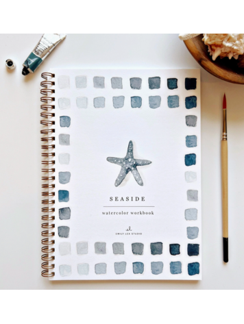 emily lex studio Seaside Watercolor Workbook