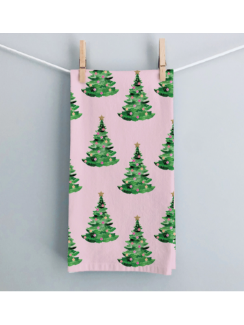 Gert & Co Christmas Trees On Pink
