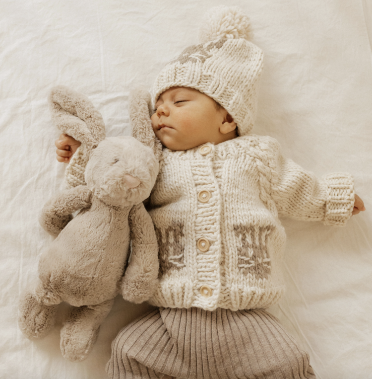 Huggalug Whiskers Bunny Rabbit  Beanie