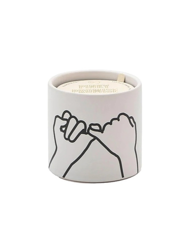 Paddywax Grey Candle - Wild Fig + Cedar "Pinky Promise"