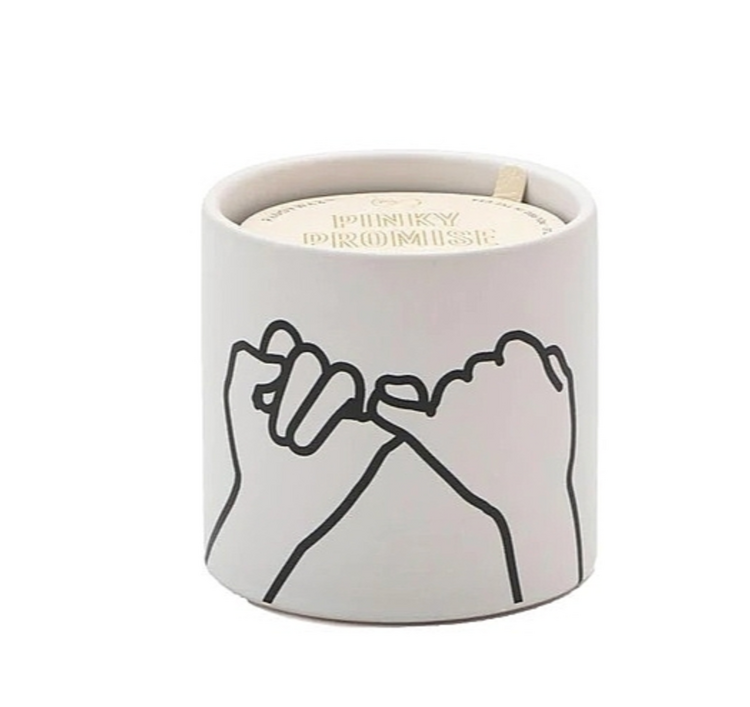 Paddywax Grey Candle - Wild Fig + Cedar "Pinky Promise"