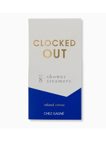 Chez Gagne Letterpress Clock Out Shower Steamers