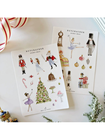 emily lex studio Nutcracker Sticker Sheets