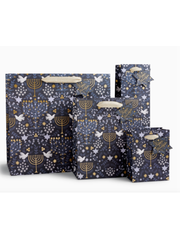 Rifle Paper Co. Laurel Menorah Gift Bag Med