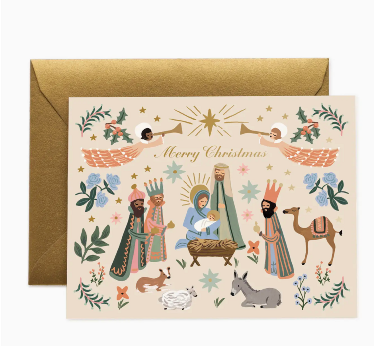Rifle Paper Co. Nativity Scene