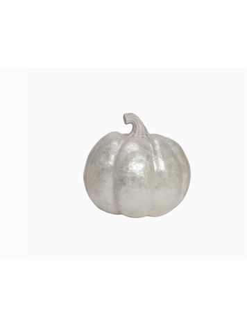 Dekorasyon Gifts Decor Large Capiz White Pumpkin