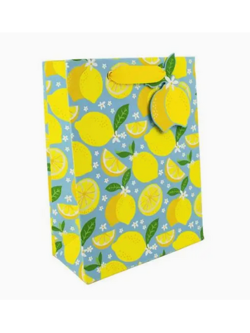 Vivid Wrap Ltd Lemons Medium Gift Bag