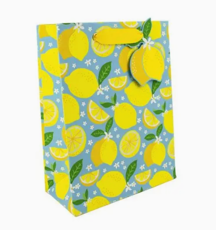 Vivid Wrap Ltd Lemons Medium Gift Bag