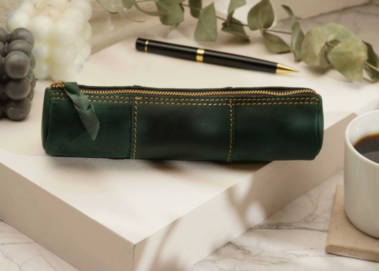 American Leather Goods Leather Pencil Case