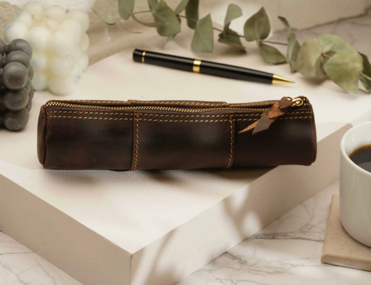 American Leather Goods Leather Pencil Case