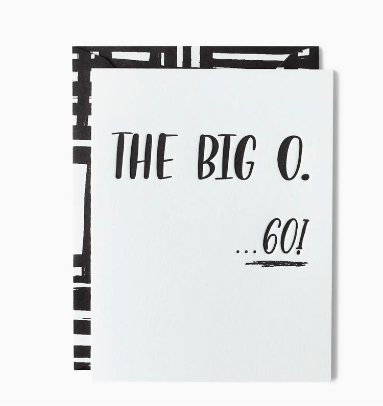 Paper Epiphanies THE BIG O - 60-Birthday