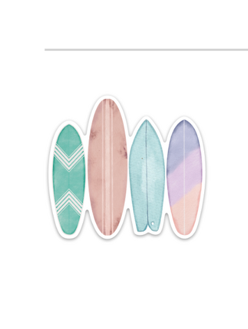 Sweet Paper Custom surfboard STICKER