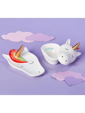 Two's Company Unicorn Trinket Holder
