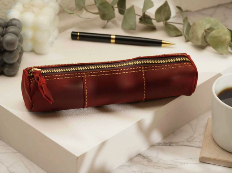 American Leather Goods Leather Pencil Case
