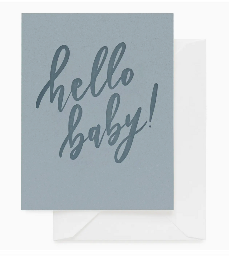 Sugar Paper Hello BABY Blue