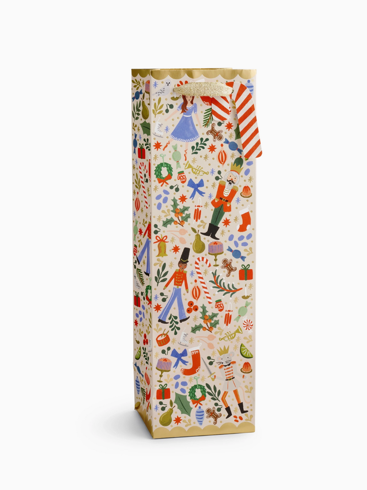 Rifle Paper Co. Nutcracker Sweets Gift Bag  Wine
