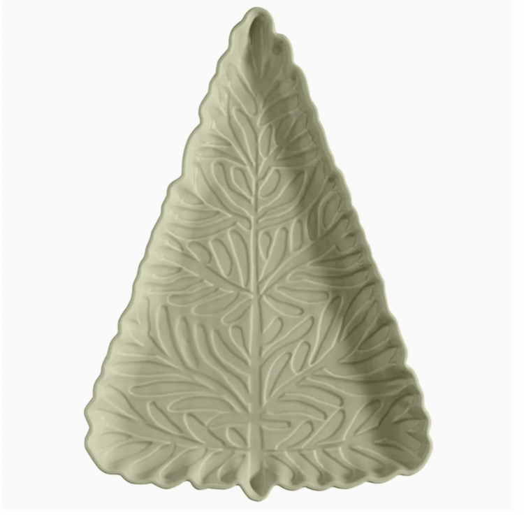 Santa Barbara Design Studio Stamped Tree Platter - Sage Mist